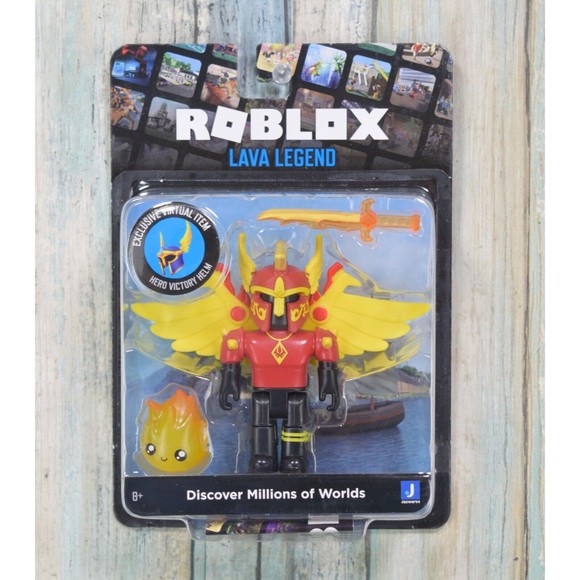 Roblox Lava Legend Action Figure With Exclusive Code New - Picture 1 of 2